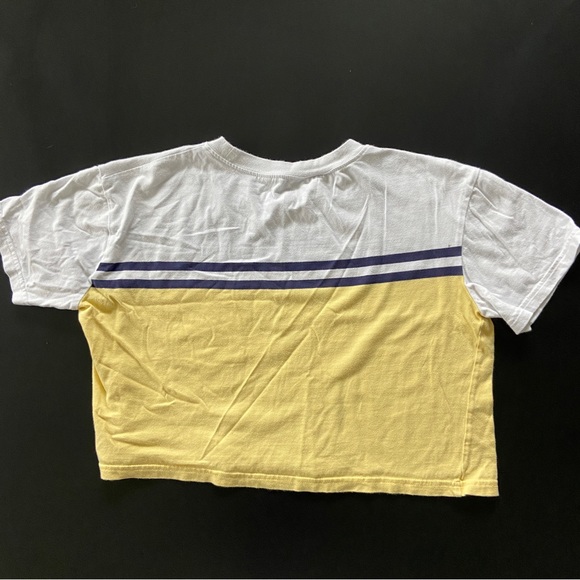 Me to We Summer Striped Crop Top - Picture 2 of 4